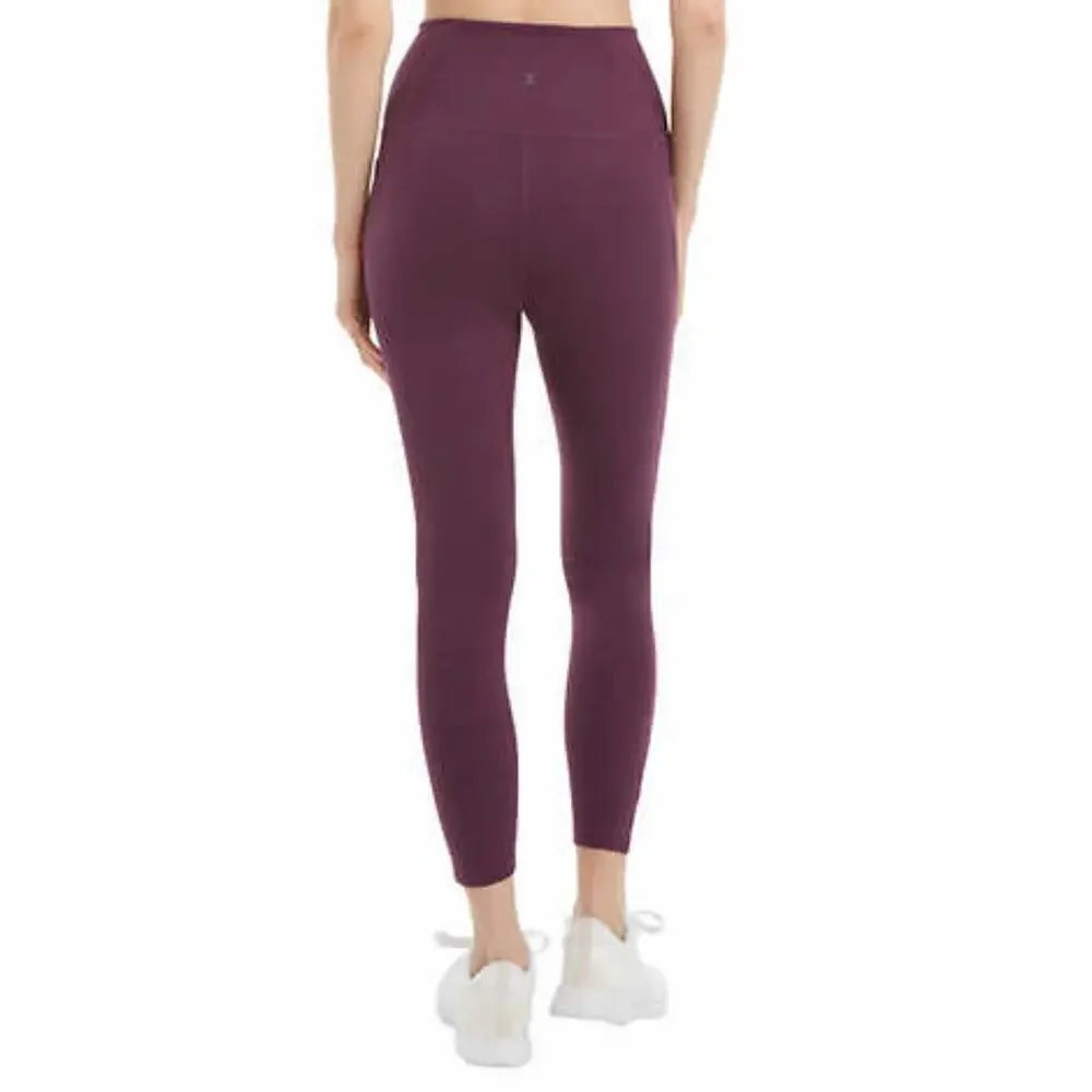 New! Danskin Women's Ultra High Rise Side Pockets Moisture Wicking Leggings - Picture 3 of 7